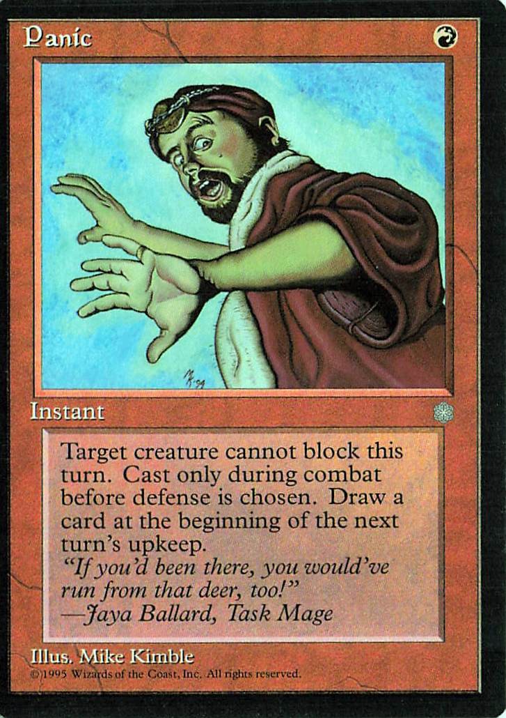 Panic Common Ice Age Magic: The Gathering Near Mint/LP
