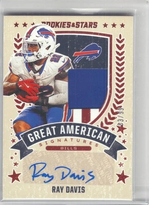 2025 Panini Rookies & Stars #GAS-RDS Ray Davis Great American Signatures #/99  - Bild 1 von 2