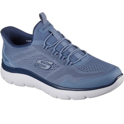 Skechers Summits Top Rate Textil Herren Sneaker Slate