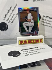2025 Bowman Chrome Draft Chase Shores #BDC-142 1st Silver Refractor Angels