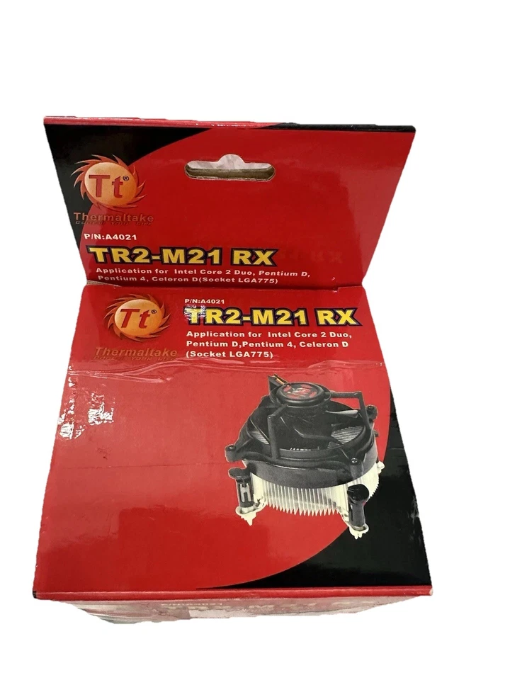 Thermaltake TR2-M21 RX Reversed Cooling Fan/Heatsink (Socket LGA775) New Open B. - Image 2 of 4