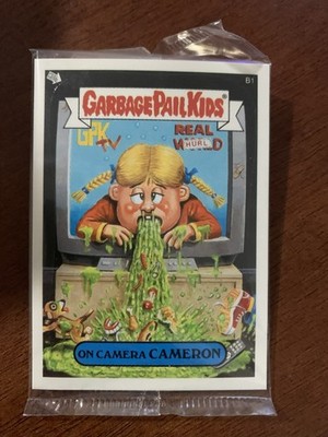 2004 GARBAGE PAIL KIDS ON CAMERA CAMERON BONUS CARD ALL NEW SERIES 2 - Sealed