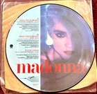 MADONNA OPEN YOUR HEART 1986 PICTURE DISC PROMO MADE IN ENGLAND BROWN SLEEVE LP