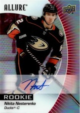 2023-24 Upper Deck Allure - Auto Nikita Nesterenko RC Auto Anaheim Ducks #113