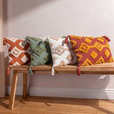 Image of furn. Dharma Tufted 100% Cotton Cushion