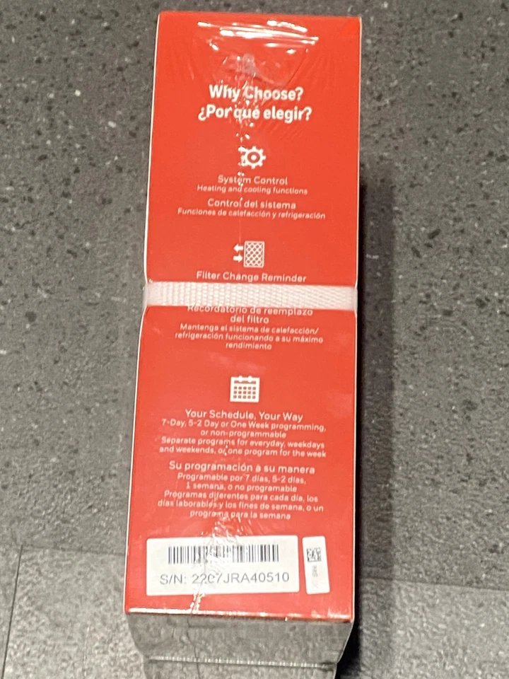 Thermostat Honeywell Home T5 Touchscreen 7Day Programmable RTH7560E1001 *SEALED* - Image 3 of 3