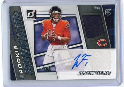 2021 Panini Donruss Rookie Phenoms Justin Fields #RPA-JF 66/99 Patch RC