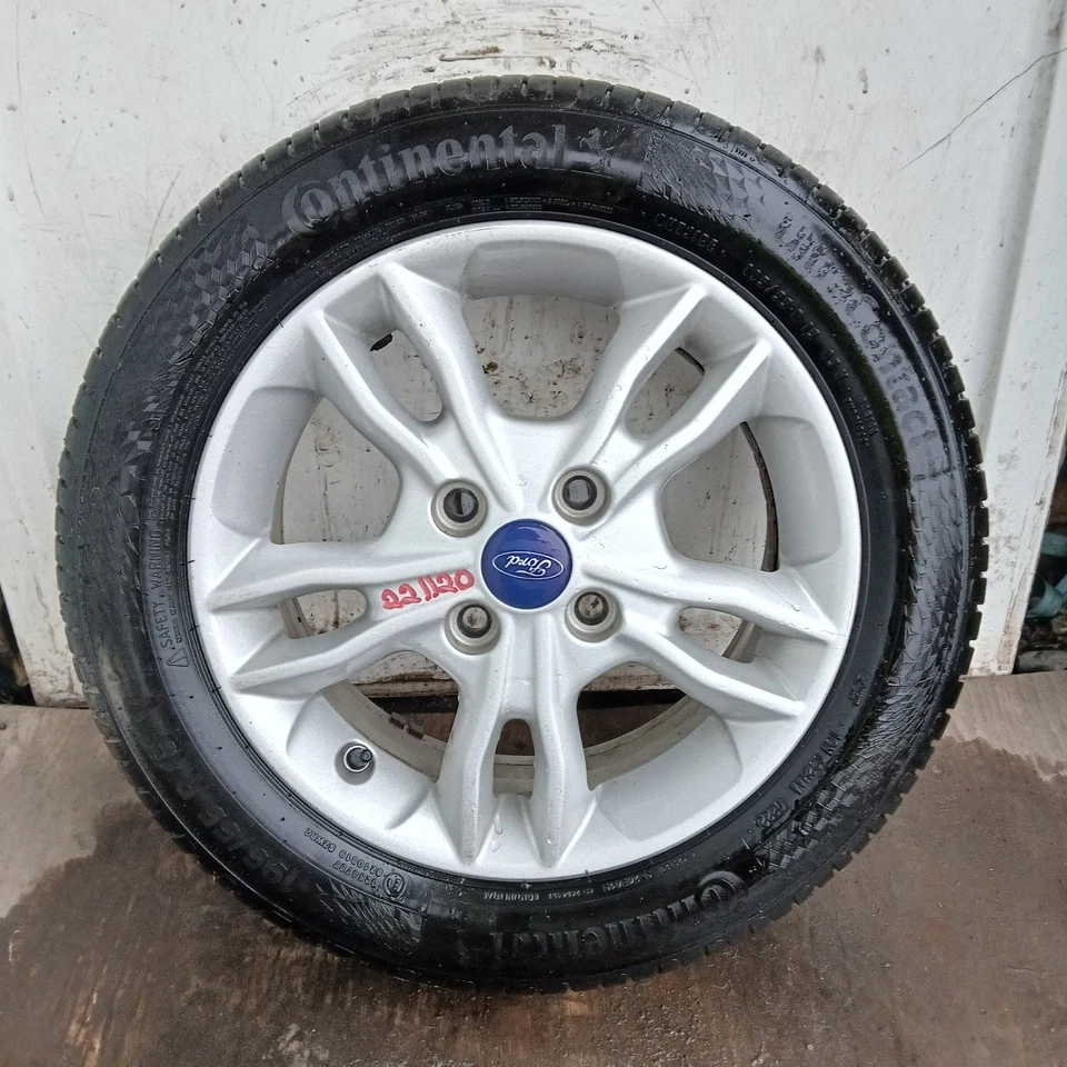 FORD FIESTA ALLOY WHEEL 15" COMPLETE WITH CONTINENTAL TYRE X1 SINGLE SPARE - Image 2 of 4
