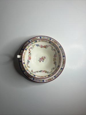 Minton Rose Smooth China Hand Painted Porcelain Tea Cup & Saucer ENGLAND