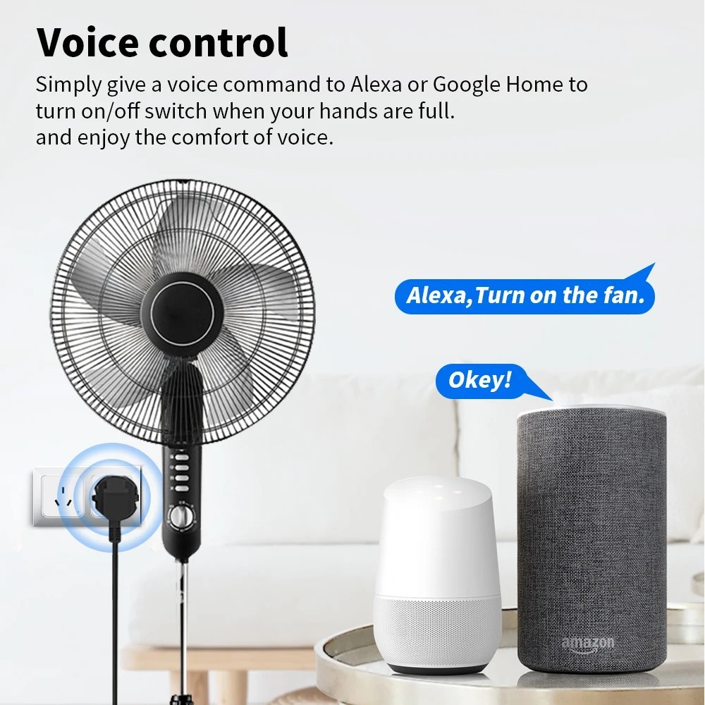 16A Smart WiFi Socket Plug Switch AU Voice Control Timer Tuya Alexa Google Home — image 4