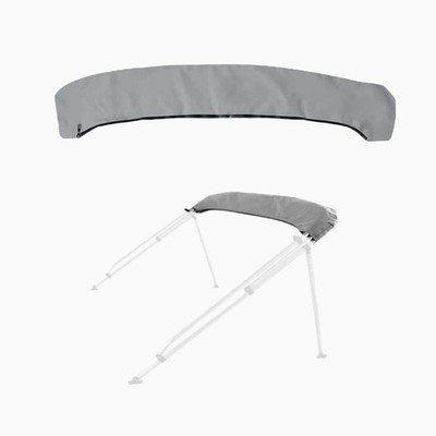 Bimini Top Storage Boot，600D Sun Protection Windproof 67''-72''W, Light Grey