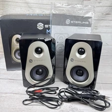 Sterling Audio MX3 3" Powered Active Studio Monitor Pair Works