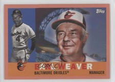 2017 Topps Archives 1960 Peach 75/199 Earl Weaver #3 HOF 10k8