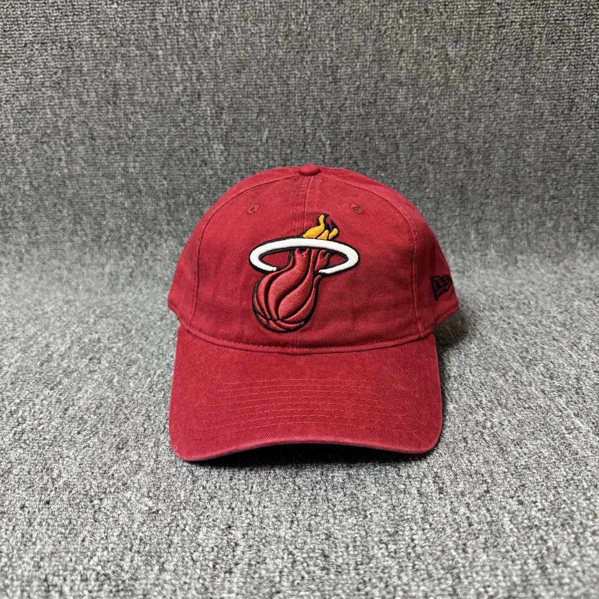 New Era Miami Heat NBA Red Strapback Cap