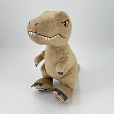Jurassic World Dominion T-Rex Dinosaur 10  Plush - Factory Error Foot Logo Rare