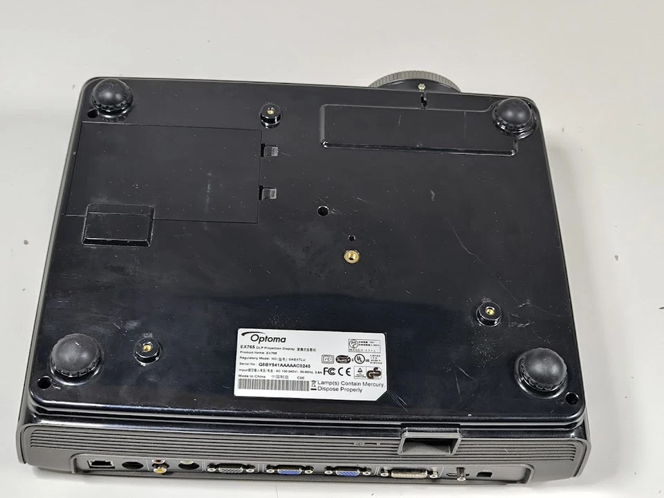 Optoma EX765 Proyector DLP - Signos De Ropa ,No Probado - Imagen 3 de 4