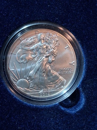 2012 W American Silver Eagle Dollar Uncirculated (BU) with OGP & COA (GV0010)