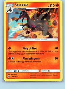 Salazzle 14/70 Dragon Majesty Uncommon