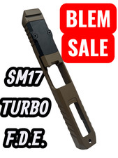 Blem Turbo For G17 Custom Slide Gen3 New Cerakote Upper Stripped F.d.e.
