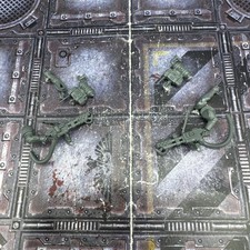 2 Kasrkin Flamer Gun Arm Bundle Special Weapon Astra Militarum 40k Bits Guard