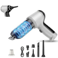 Cordless Car Vacuum, 6 in 1 Handheld Vacuum Cleaner, Air Duster, 15000Pa