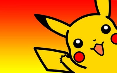 Anime pokmon happy gradient simple background Custom Gaming Mat Desk