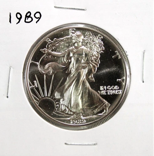 1989 American Silver Eagle BU 1 oz #JC