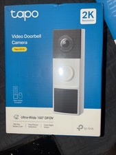TAPO Video Doorbell Camera DP210 TP-Link Wireless 2K 3MP Battery Colour Video