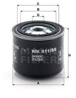 Mann-Filter WK811/86 Kraftstofffilter FüR Jeep Passend FüR Nissan Toyota