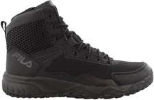 Fila Men's Chastizer Military  Tactical Boots - Black/Black/Black, Size Options