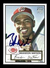 2006 Topps '52 186 Brandon Wilson signed auto autograph very tough BXCP55