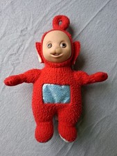 Vintage Po Teletubbies Plüschtier rot alt 90er Kuscheltier Stofftier Spielzeug