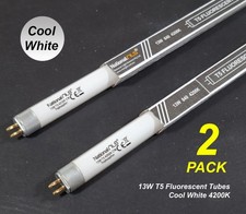 2 x 13W T5 Fluorescent Tubes 4000K Cool White 530mm Fluoro Light Lamp Bulb
