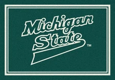 8x11 Milliken Michigan State Spartans NCAA Spirit Area Rug - Approx 7'8"x10'9"