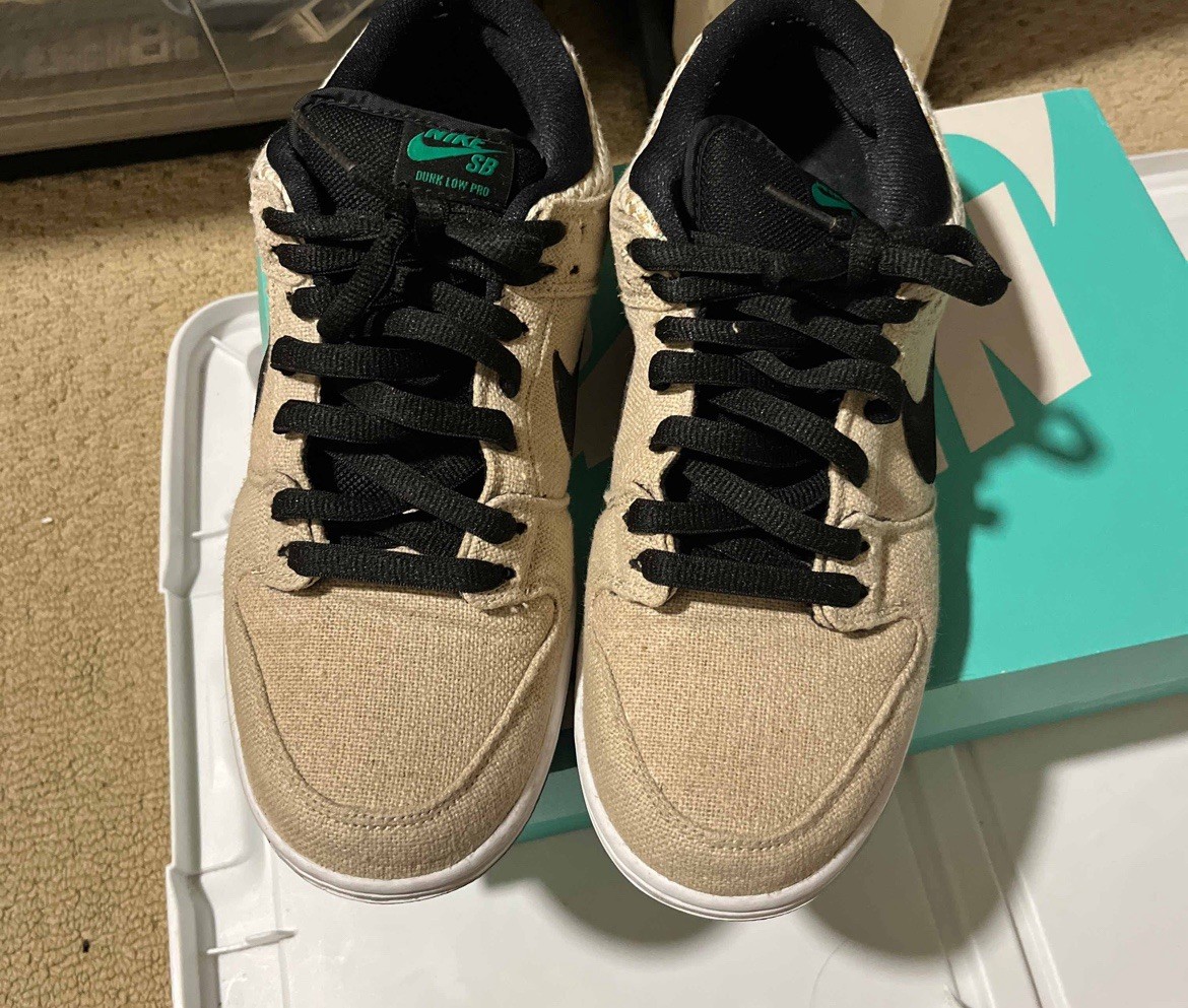 Size 10.5 - Nike SB Dunk Low Hemp for sale online | eBay