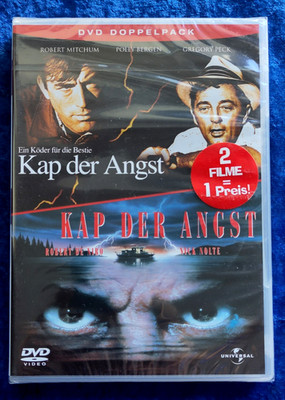 Ein Köder für die Bestie Kap der Angst  1961 1991 2 DVDs Gregory Peck NEU