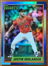 Justin Verlander 2025 Topps Update Rainbow Foil and MVP 2011 - Giants /Tigers