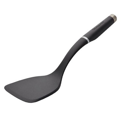 KitchenAid Solid Turner Spatula Black long 13.5'' x 3.25'' dishwasher safe