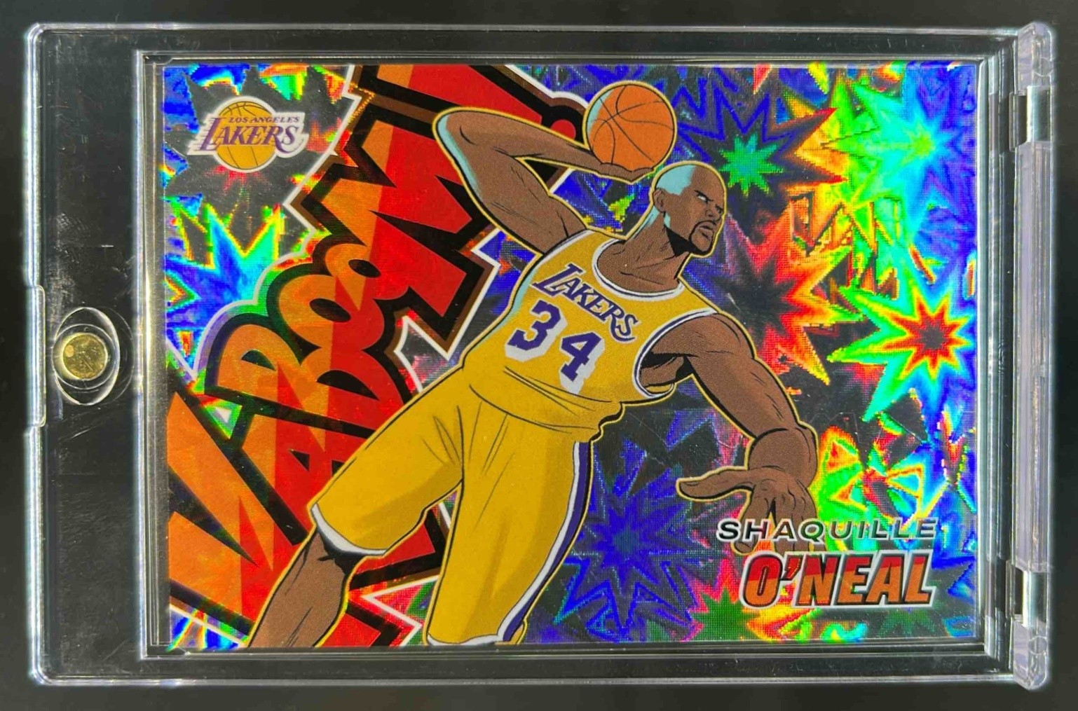2024-25 Panini Revolution Shaquille O'Neal Kaboom-Horizontal SP #34 Lakers
