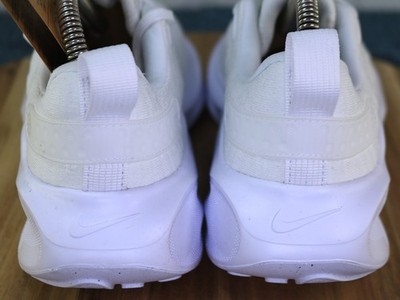 Nike ReactX Infinity Run 4 Low Running Shoe Triple White 