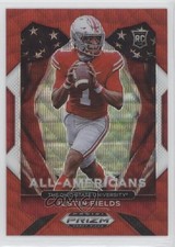 2021 Panini Prizm Draft Picks All-American Ruby Wave Justin Fields #192 8d4