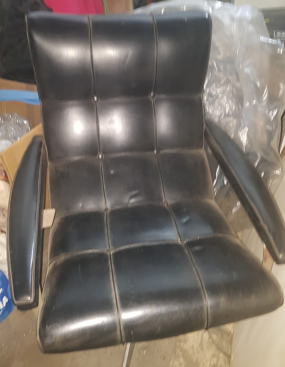 POLTRONA VINTAGE CUOIO TECNOSALOTTO ANNI 70