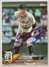 SHANE GREENE SIGNED IP 2018 TOPPS UPDATE SERIES US294 AUTO