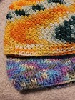 Colorful LOT OF 5  Crocheted Knit Winter Hat Beanies Youth & Teen Fun Colors — photo 4