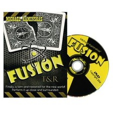 FUSION DVD BY MIKE KAMINSKAS MAGIC CARD TRICK TORN RESTORED