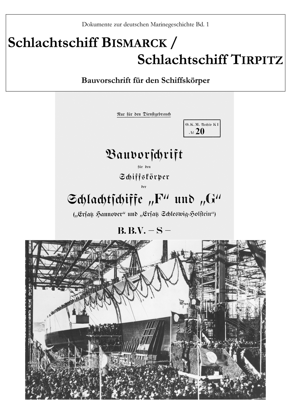 Thumbnail - Schlachtschiff Bismarck / Schlachtschiff Tirpitz (buch)