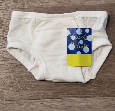 Kickee Pants Size 2t /3t White Girl Boy New Tranings Underwear Bamboo | eBay
