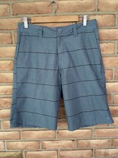 O  Neill Men's shorts Size 30 Relaxed Fit- Blue w/horizontal stripes