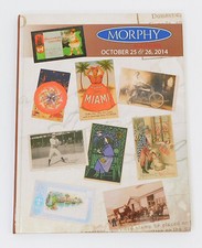 MORPHY AUCTIONS CATALOG POSTCARDS AUCTION OCTOBER 25 - 26 2014 HARDCOVER