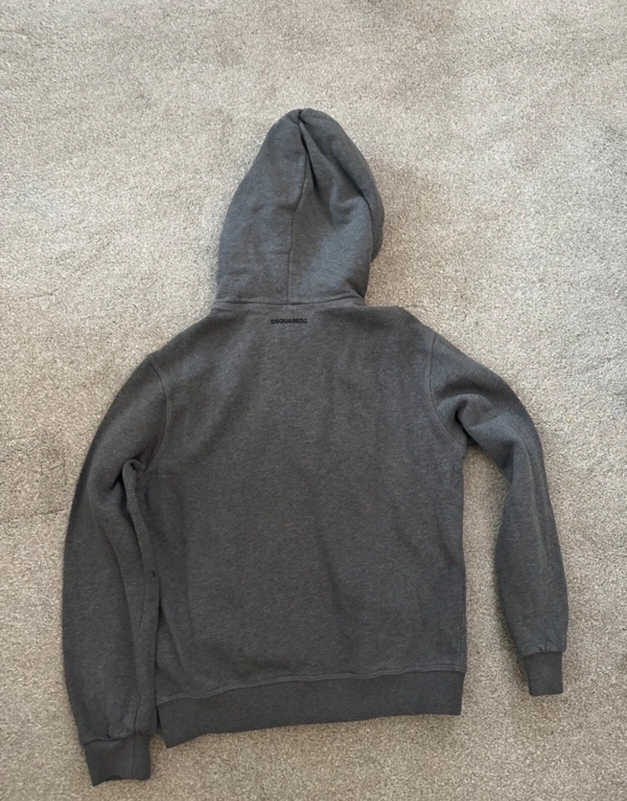 Felpa con cappuccio grande logo Dsquared2 ragazzo taglia 10 anni